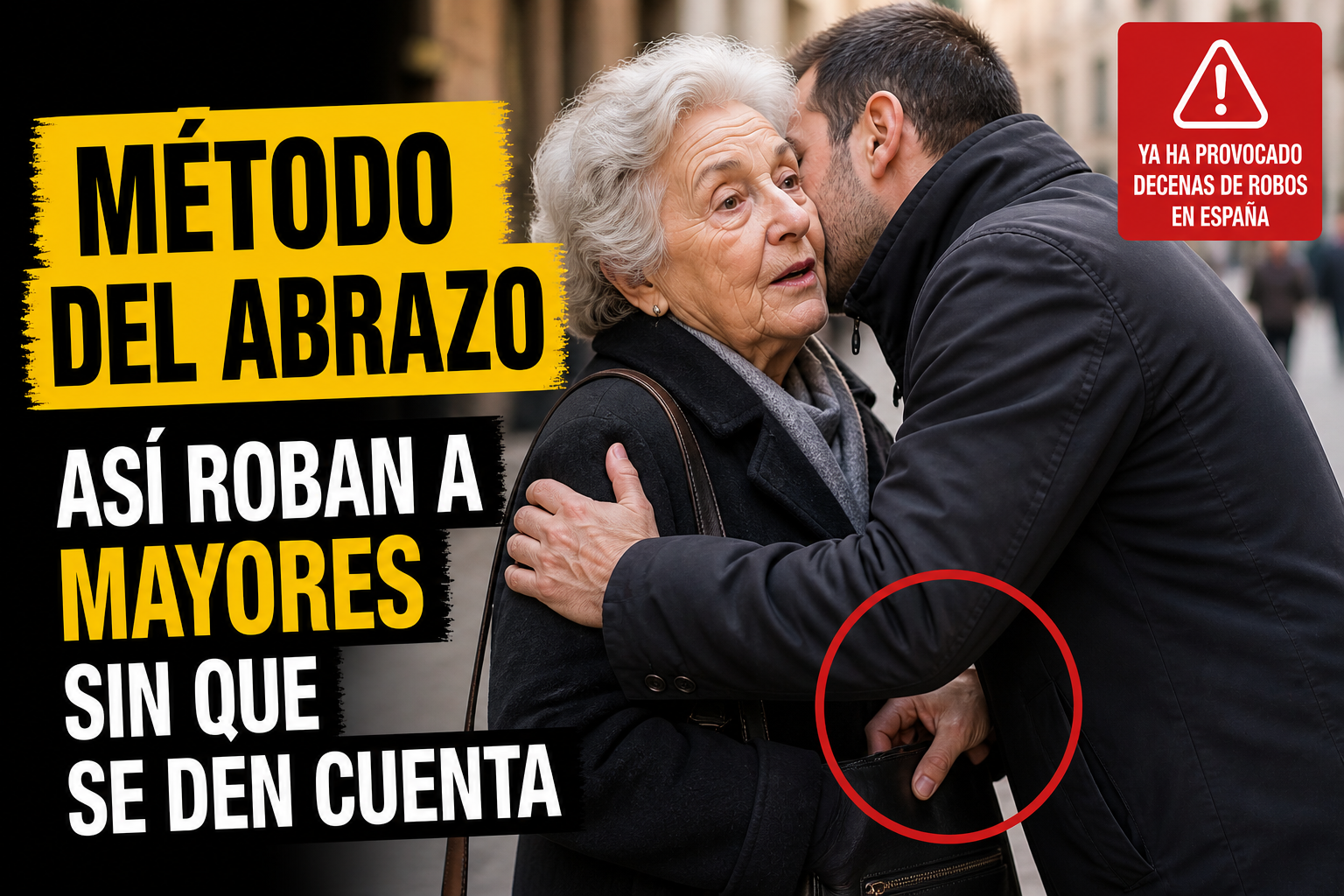 La Guardia Civil alerta sobre el “método del abrazo” que ya acumula decenas de robos